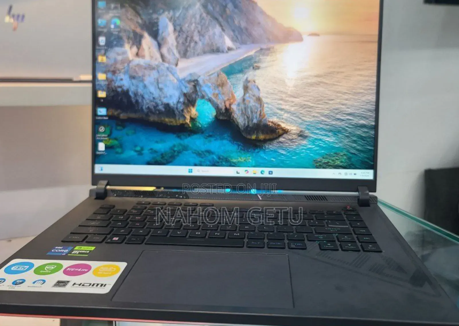 New Laptop Asus ROG Strix G15 16GB Intel Core I7 SSD 1T