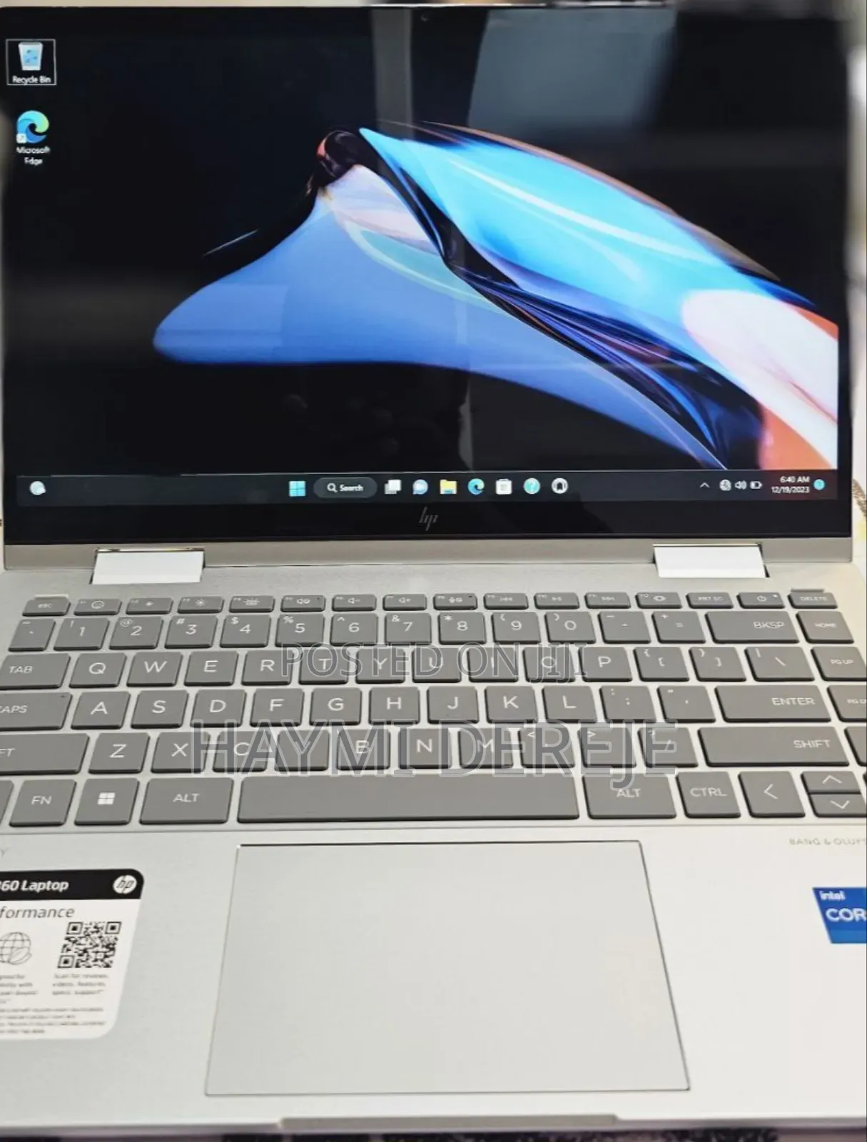 New Laptop HP Envy X360 8GB Intel Core I5 SSD 512GB