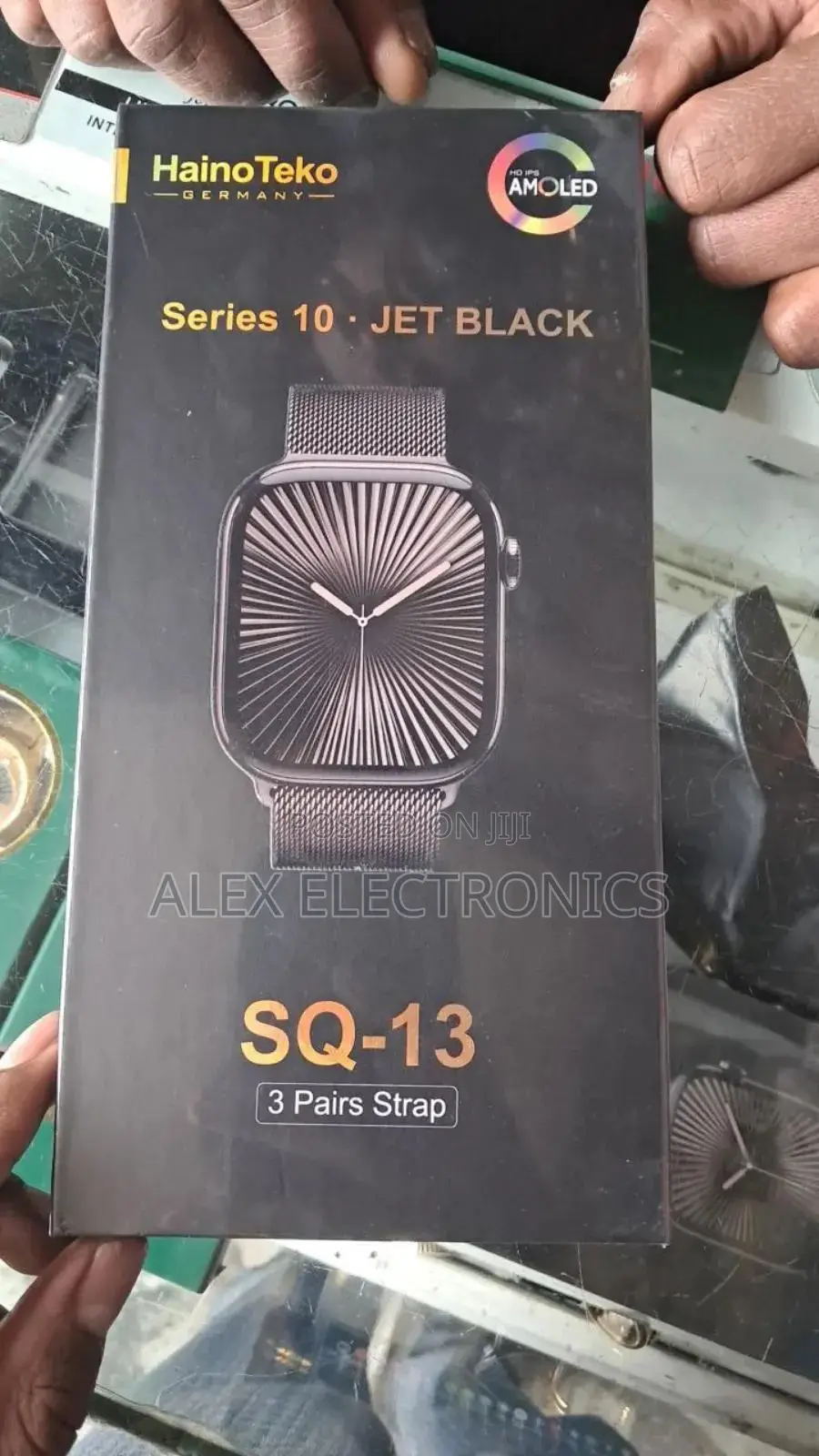 Haino Teko Sq-13 Smartwatch, Series 10, in Jet Black
