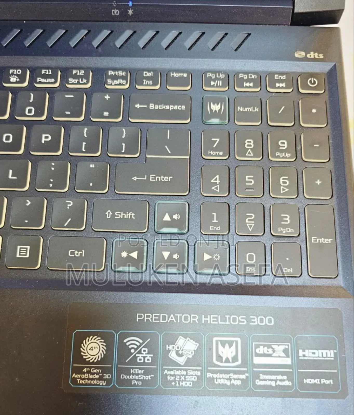 New Laptop Acer Predator Helios 300 16GB Intel Core I7 SSD 1T