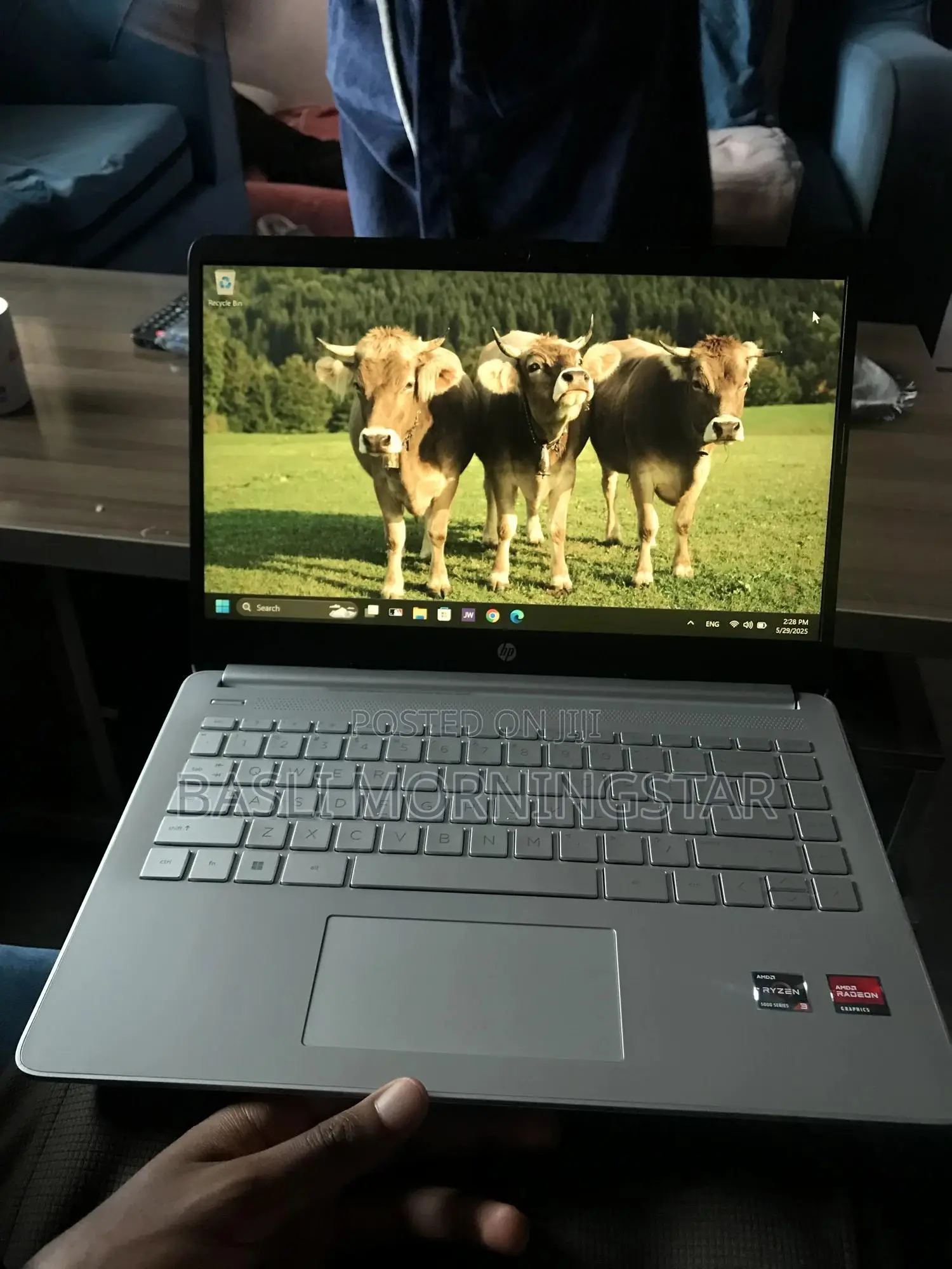 New Laptop HP 8GB AMD Ryzen 3 SSD 256GB