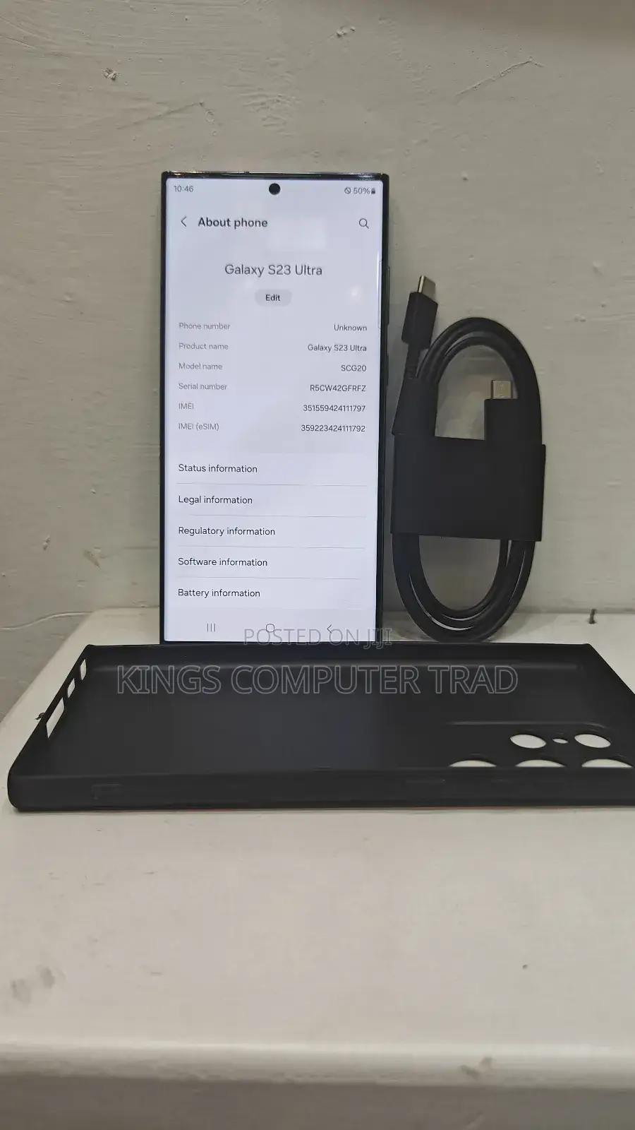 New Samsung Galaxy S23 Ultra 512 GB Black