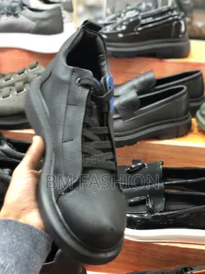 Chekich Men’S Sneaker Black Leather Classic