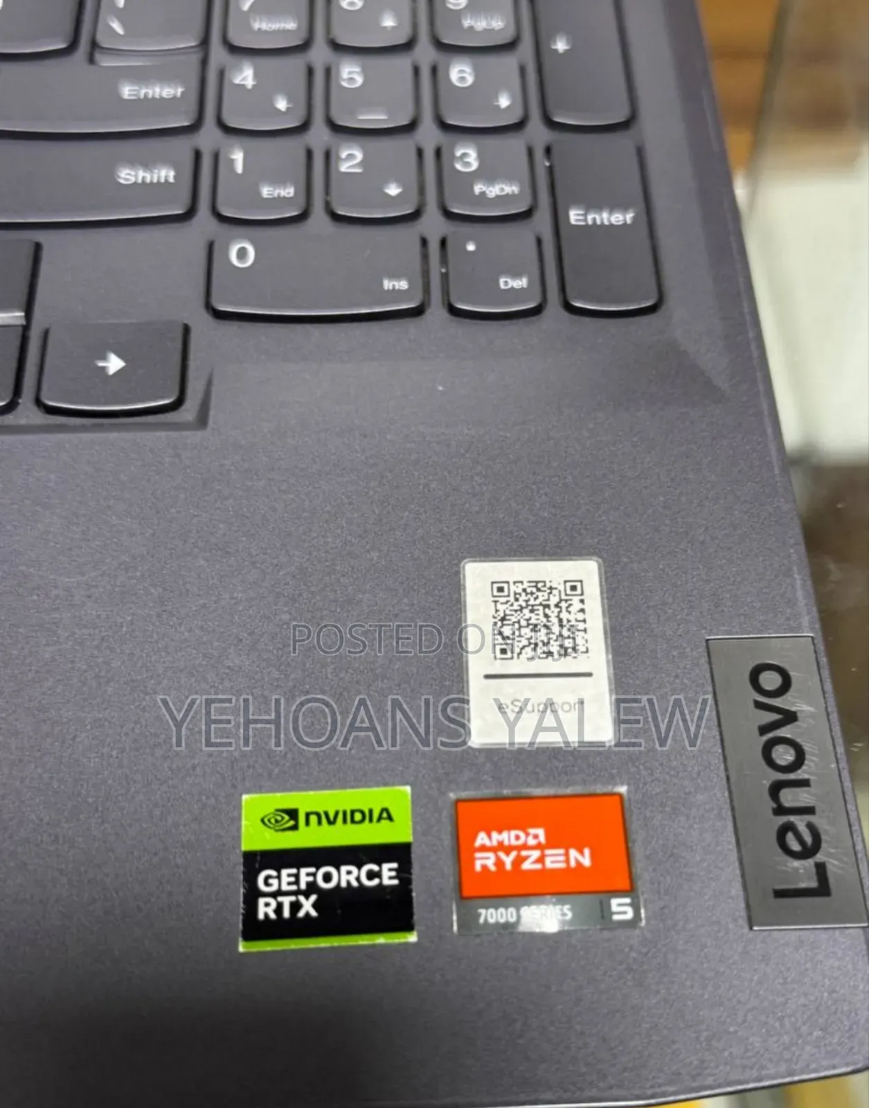 New Laptop Lenovo LOQ 15ARP9 16GB AMD Ryzen 5 SSD 512GB