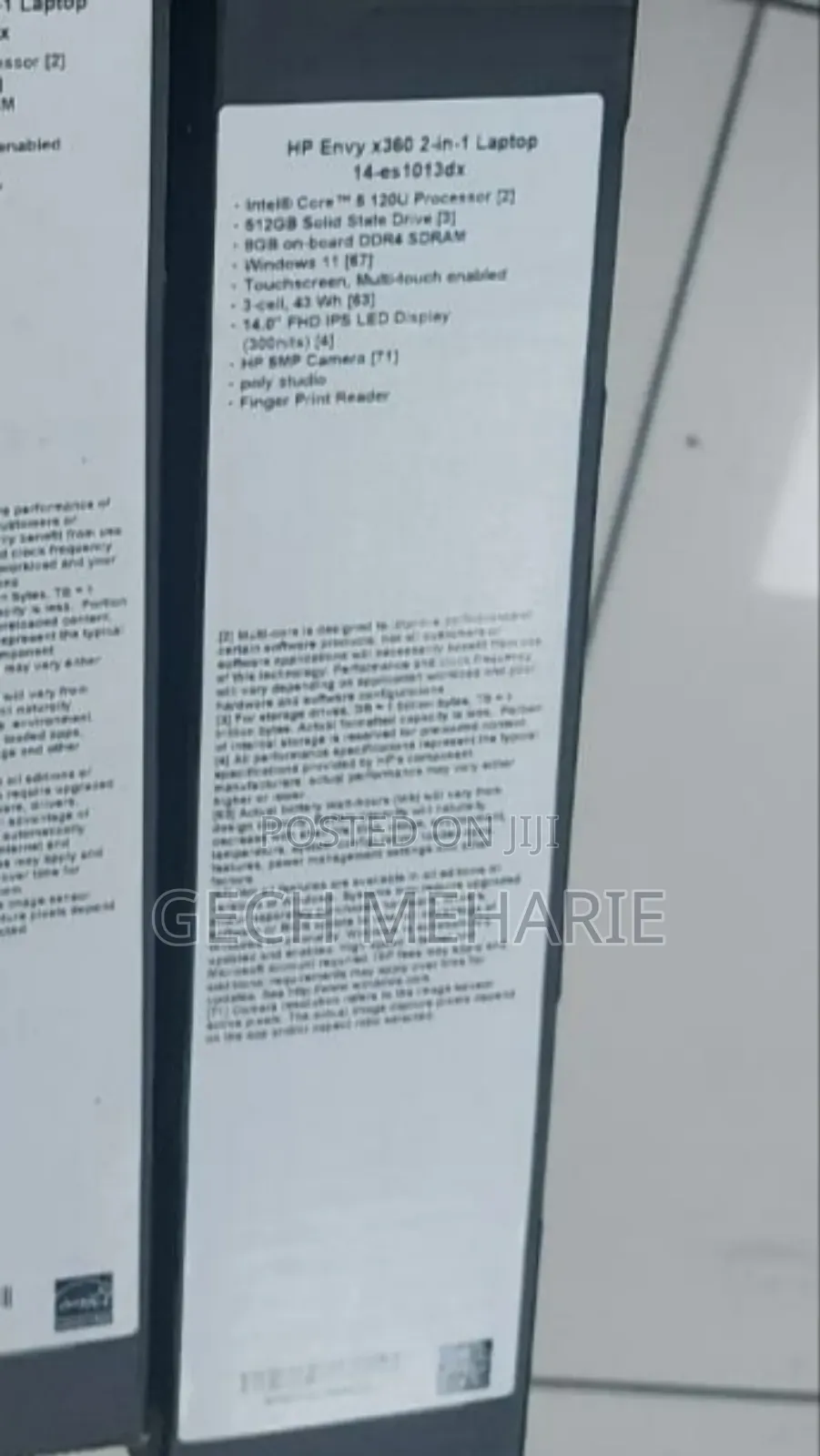 New Laptop HP Envy X360 8GB Intel Core Ultra 5 SSD 512GB