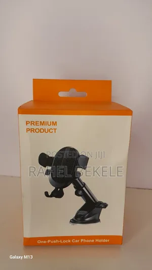 Photo - One-Push-Lock Car Phone Holder