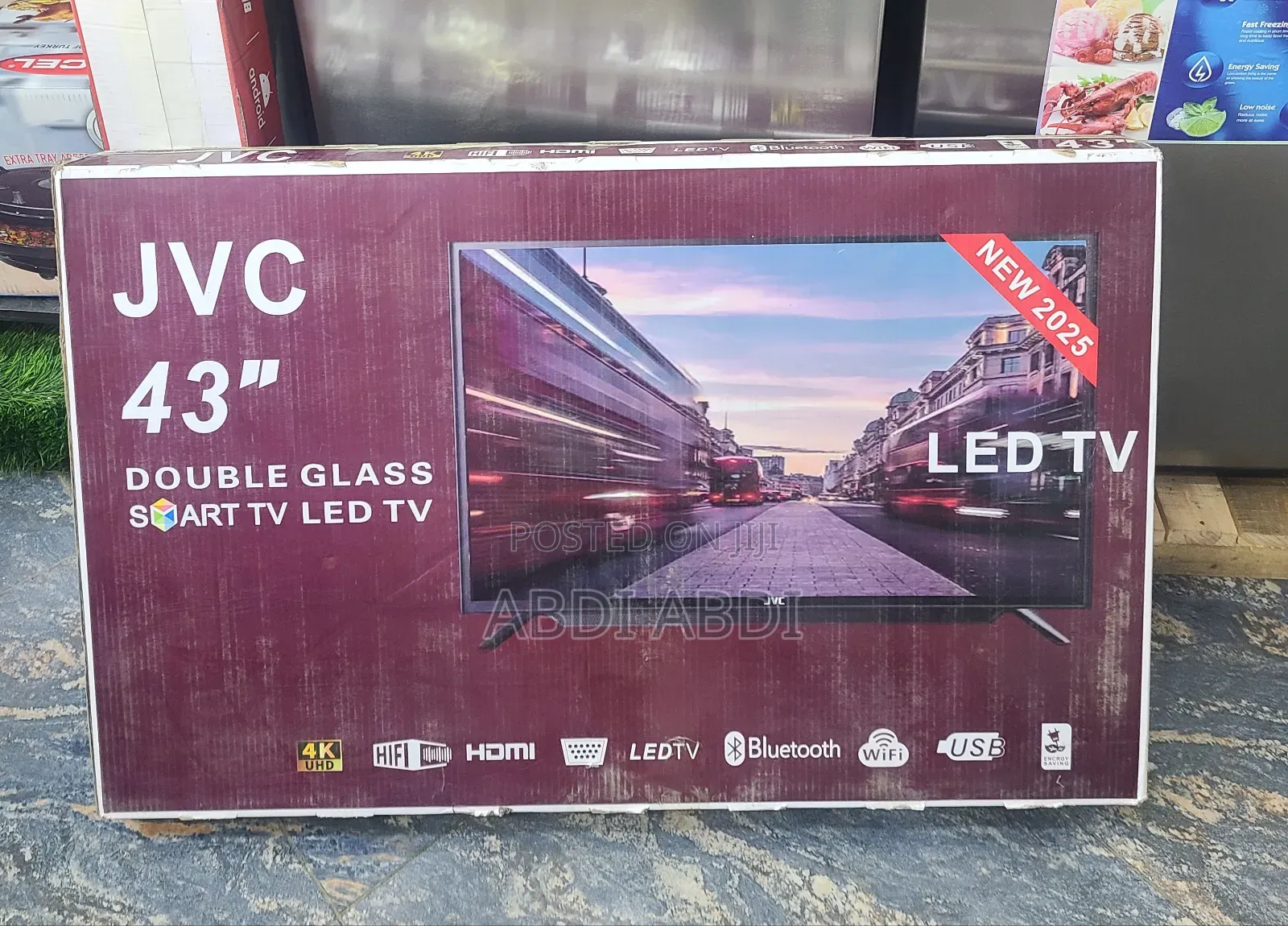 JVC Tv 43 Inch Smart Doubel Glass