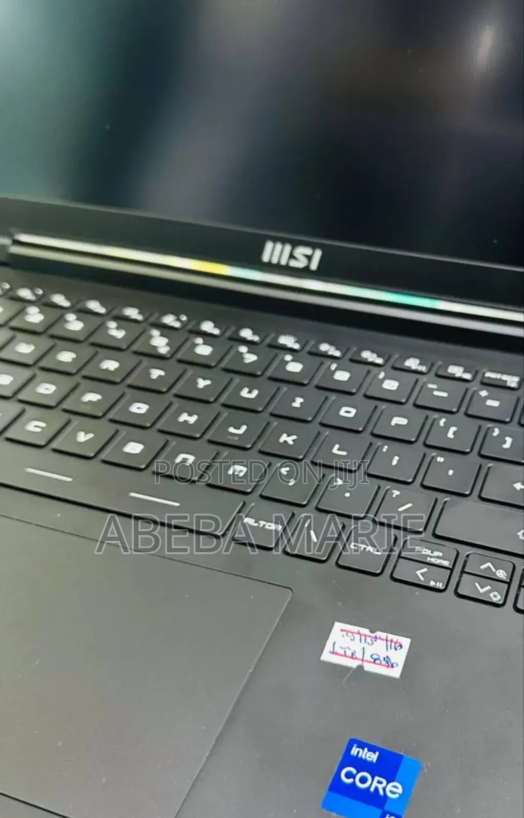 New Laptop MSI GS63 7RE Stealth Pro 16GB Intel Core I9 SSD 1T