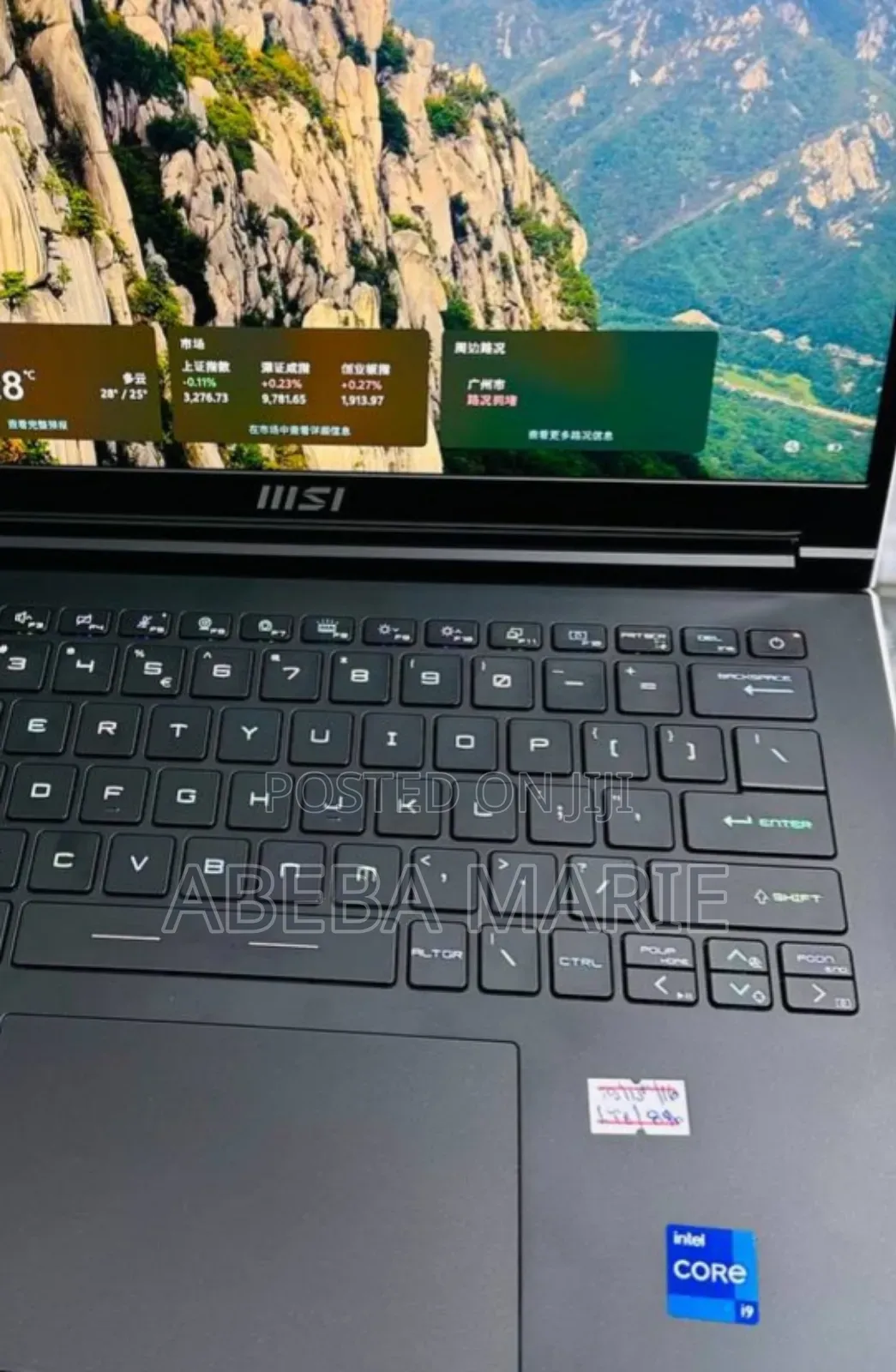 New Laptop MSI GS63 7RE Stealth Pro 16GB Intel Core I9 SSD 1T