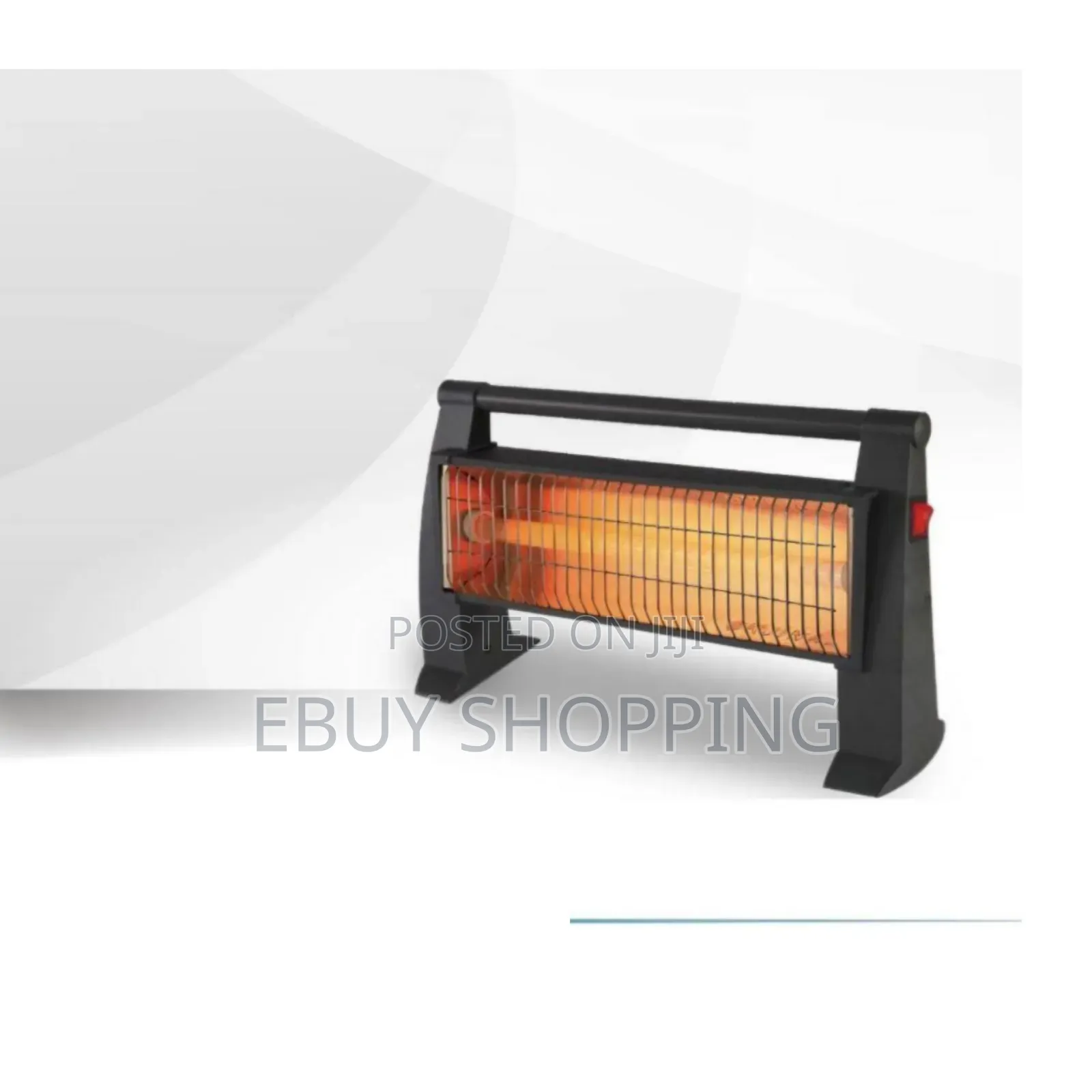 "Portable Electric Room Heater–1200w With Dual Heating Lamps