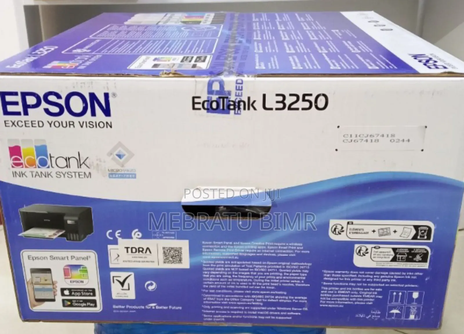 Epson Ecotank L3250 Printer