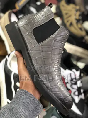 Photo - Gray Chelsea Boots Quality