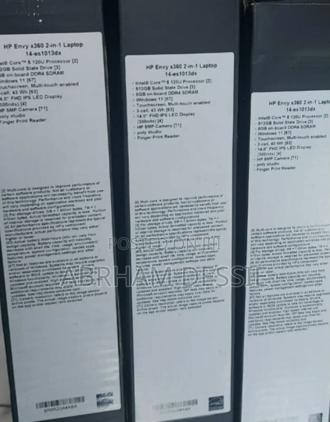 New Laptop HP Envy X360 8GB Intel Core Ultra 5 SSD 512GB