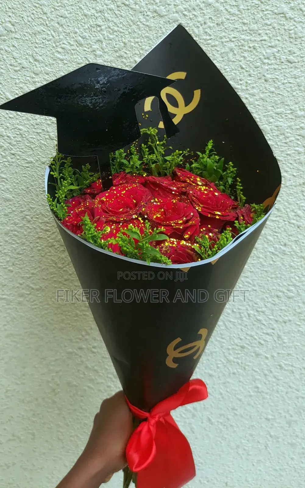 Graduation and Birthday Flower Bouquet ለምርቃት አበባ
