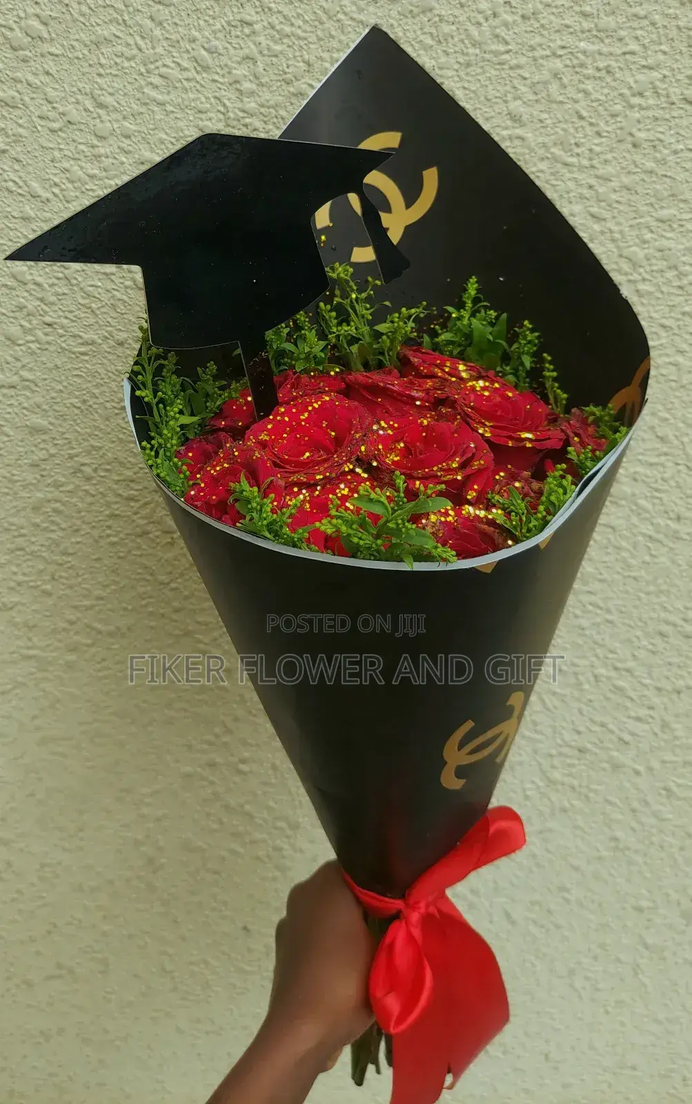 Graduation and Birthday Flower Bouquet ለምርቃት አበባ