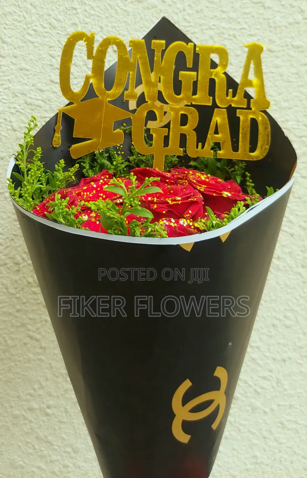 Graduation and Birthday Flower Bouquet ለምርቃት አበባ