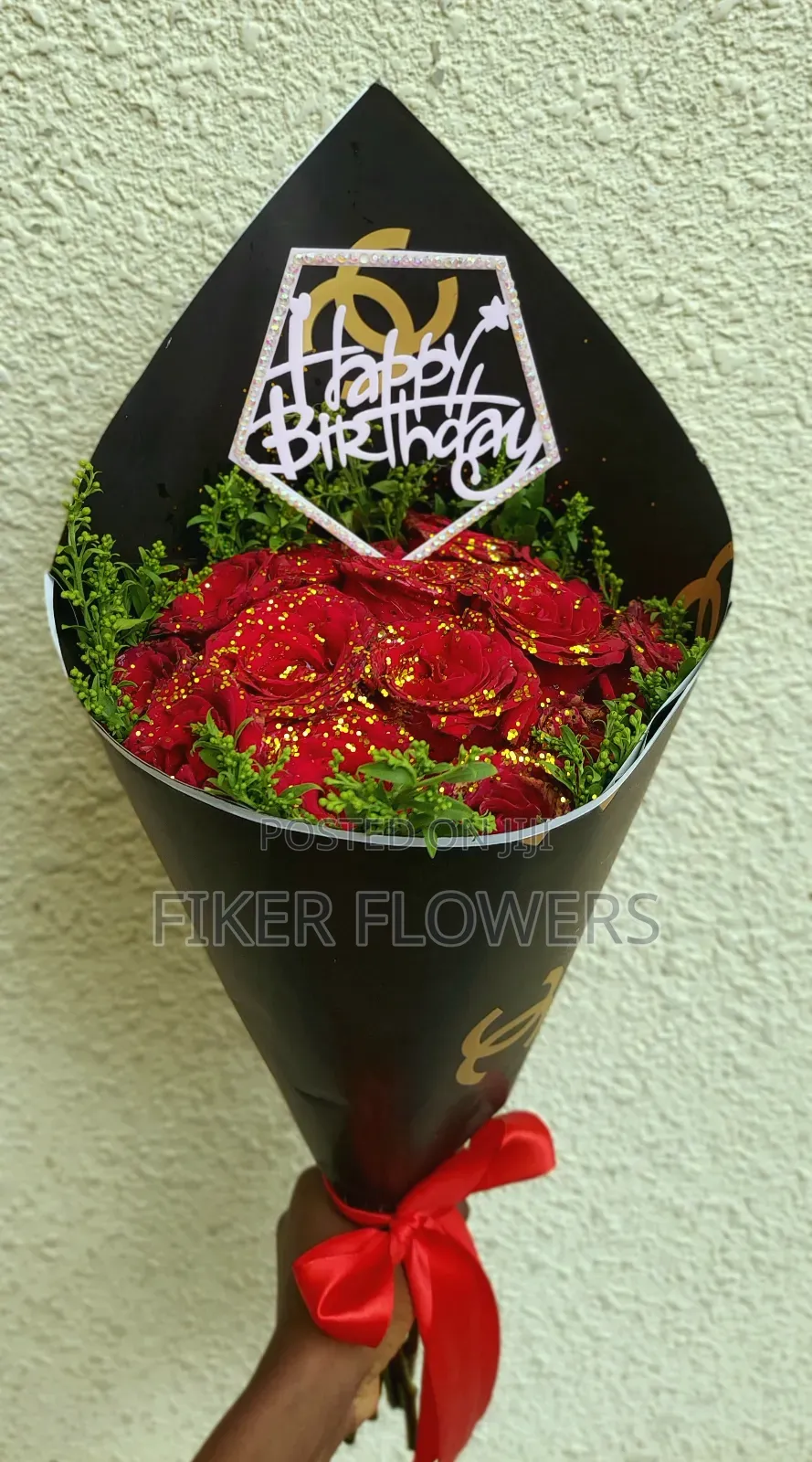Graduation and Birthday Flower Bouquet ለምርቃት አበባ