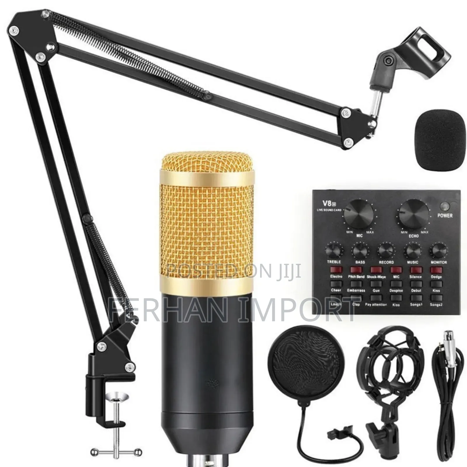 Mtunda Store
Professional Condenser Microphone V8s