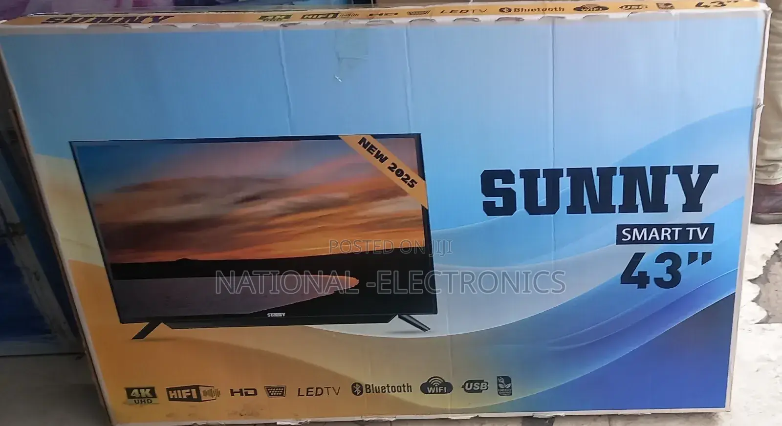Sunny 43 Inch Tv Smart Android 14.0 New 2025 Tv