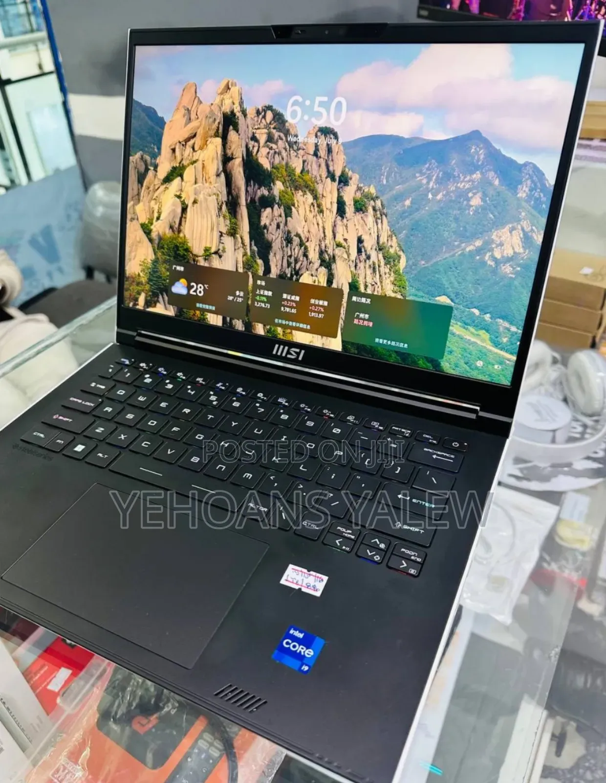 New Laptop MSI 16GB Intel Core I9 SSD 1T