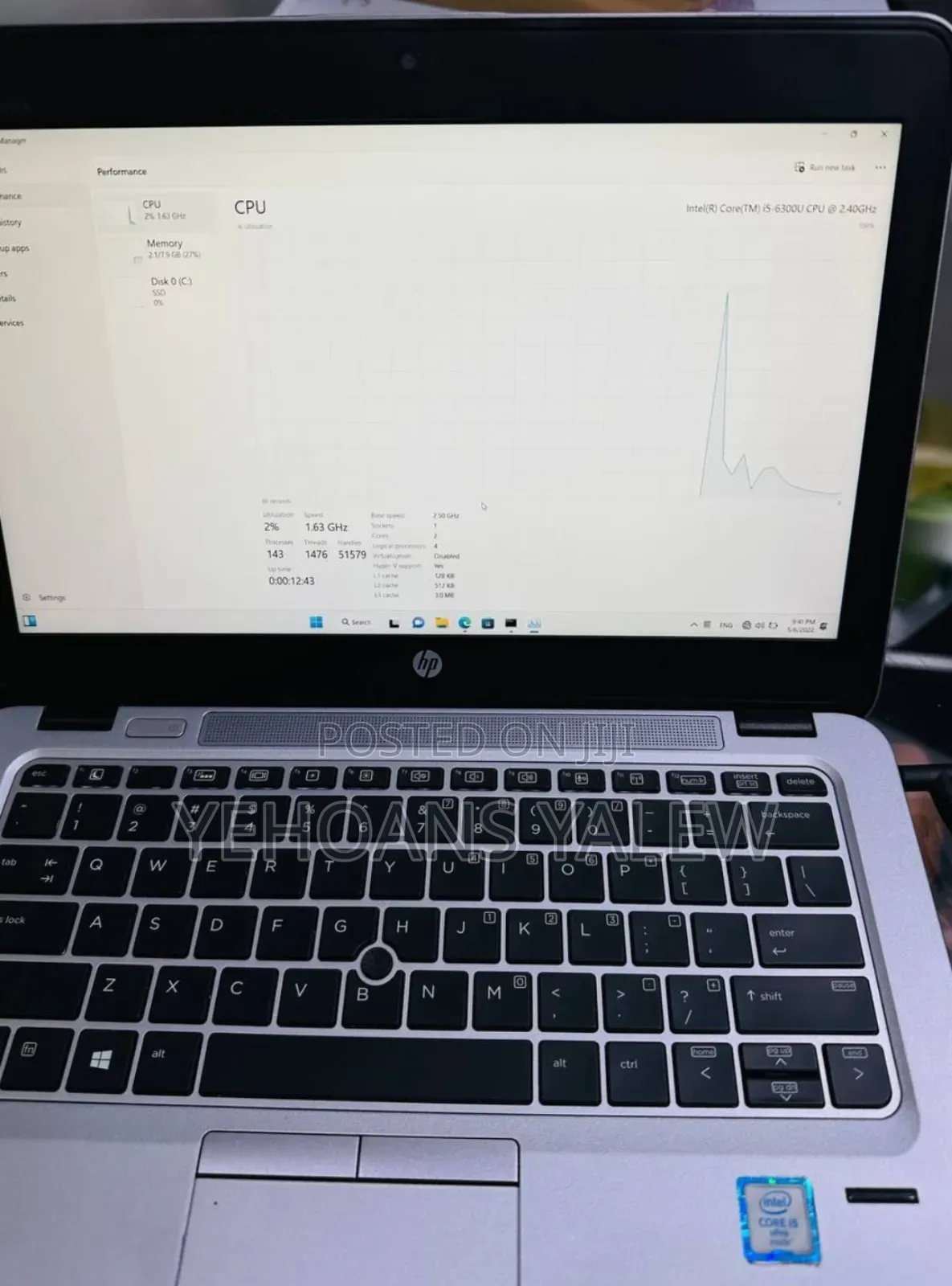 New Laptop HP EliteBook 820 G1 8GB Intel Core I5 SSD 128GB