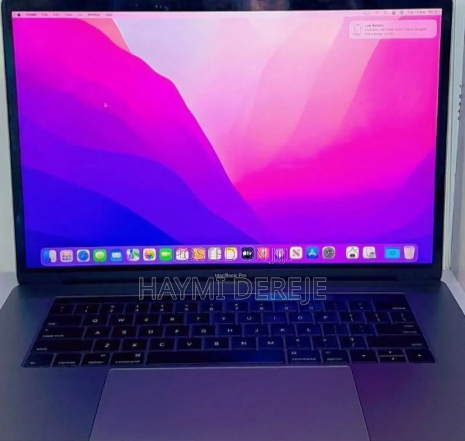 New Laptop Apple MacBook Pro 2019 16GB Intel Core I7 SSD 512GB
