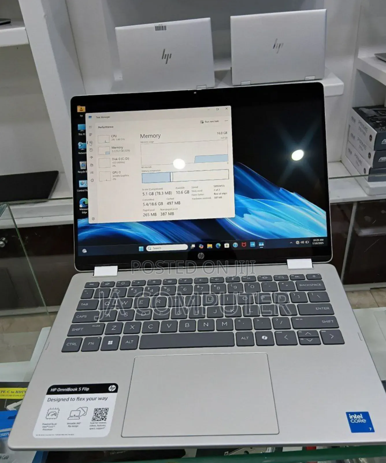 New HP OmniBook X Laptop 14-Fe0097nr 16GB Intel Core Ultra 7 SSD 1T