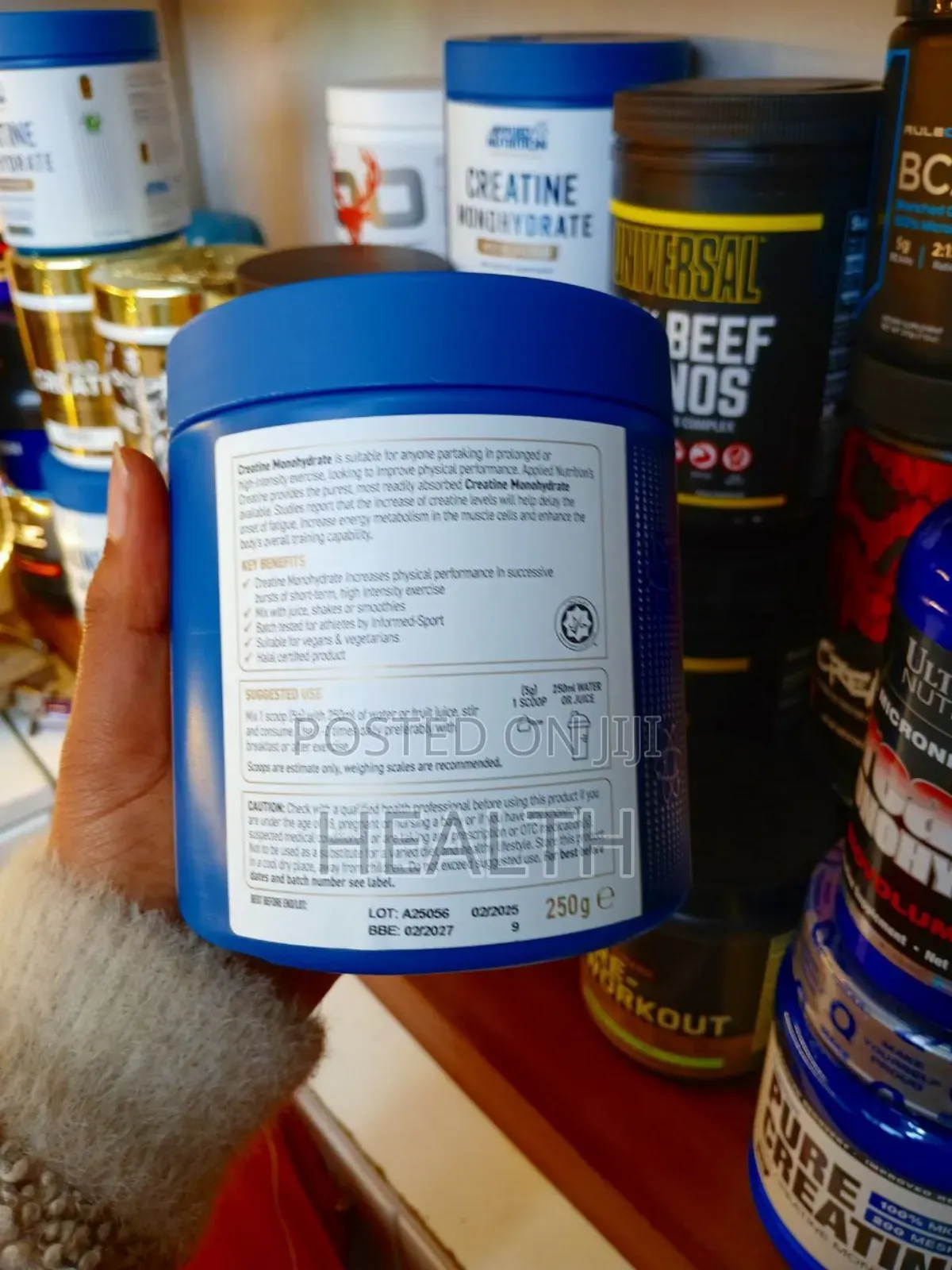 The Applied Nutrition Micronized Creatine Monohydrate 250gms