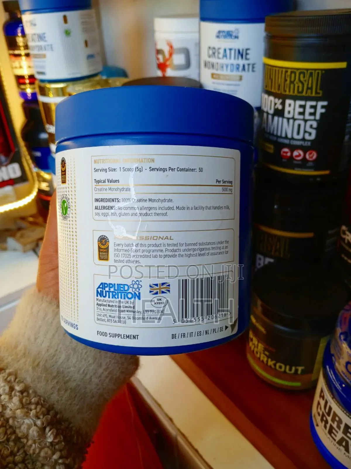 The Applied Nutrition Micronized Creatine Monohydrate 250gms