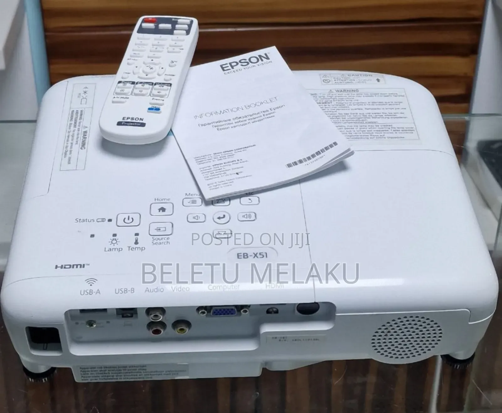 Epson Eb-X51 Projector Designed For