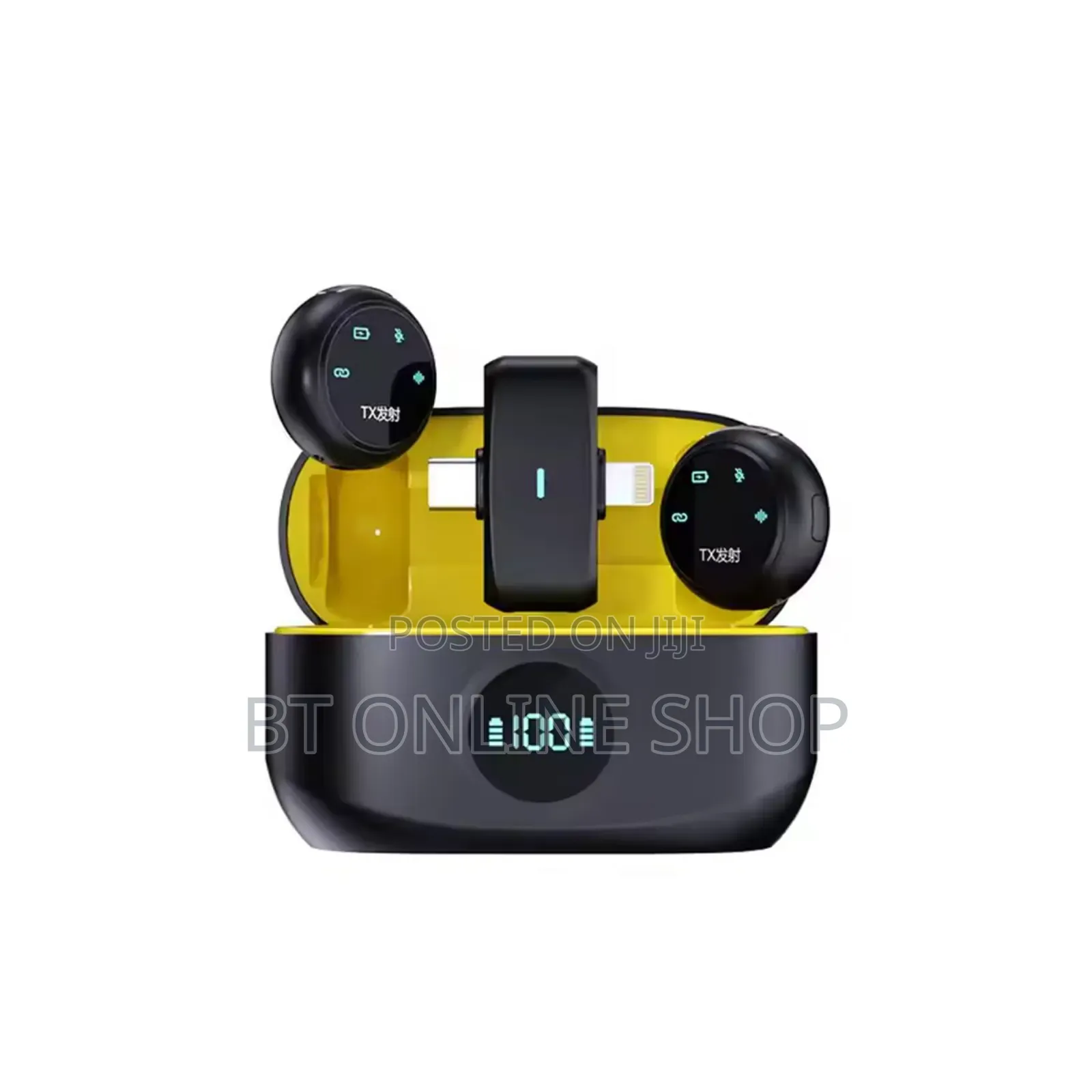 Pro ባለሁለት ገመድ አልባ የድምፅ መቅጃ