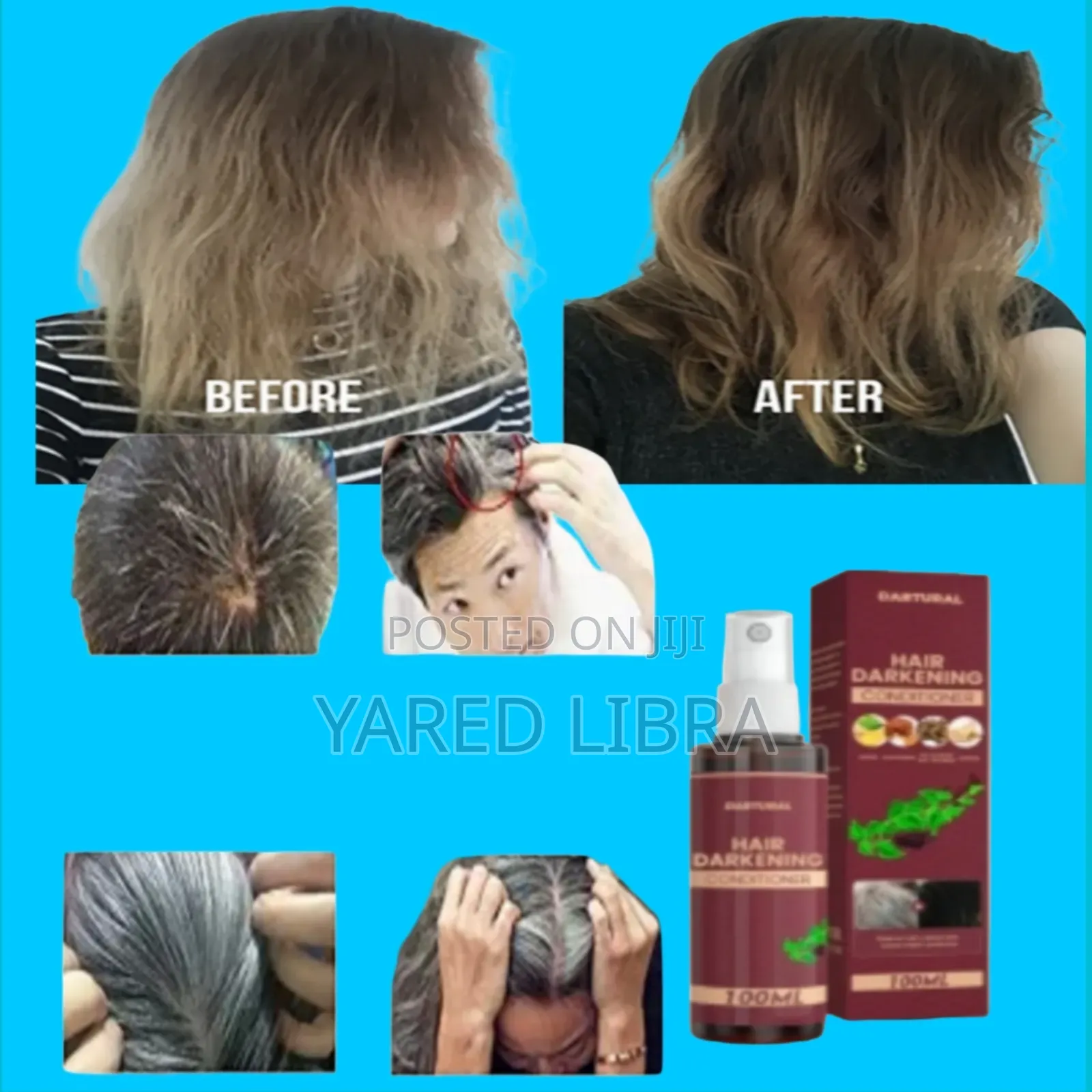 Herbal Gray ሽበት እስከወዲያኛው ያጠፋል