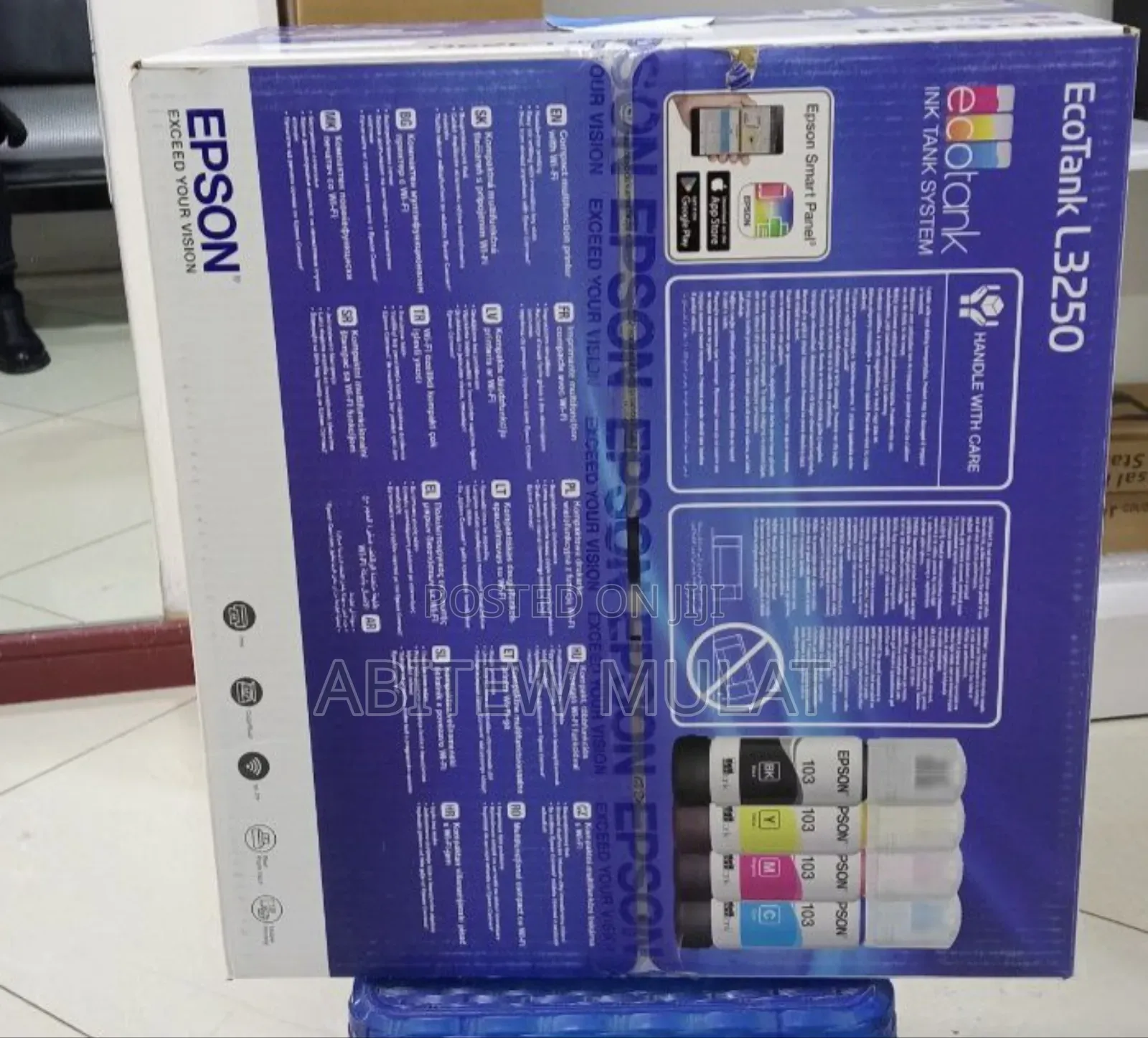 Epson Eco Tank L3250 Printer Wifi All in One Link Tank