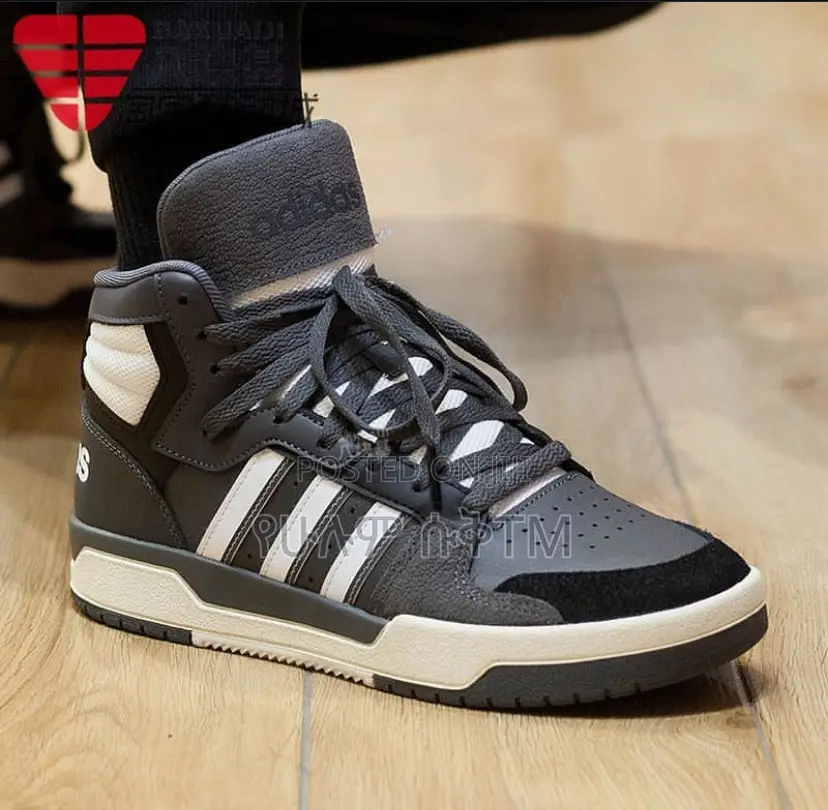 Original Adidas Neo Entrap Mid ‘Grey/White’ Men’S Shoes