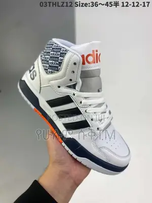 Photo - Original Adidas Neo Entrap ‘White Blue’ Mid Men’S Shoes