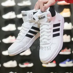 Original Adidas Hoops 2.0 Mid ‘Black/White’ Men’S Shoes