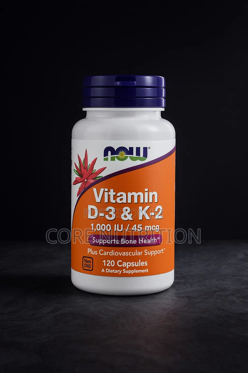 Vitamin D3 ,1000 Iu / 45 MCG , 120 Capsules