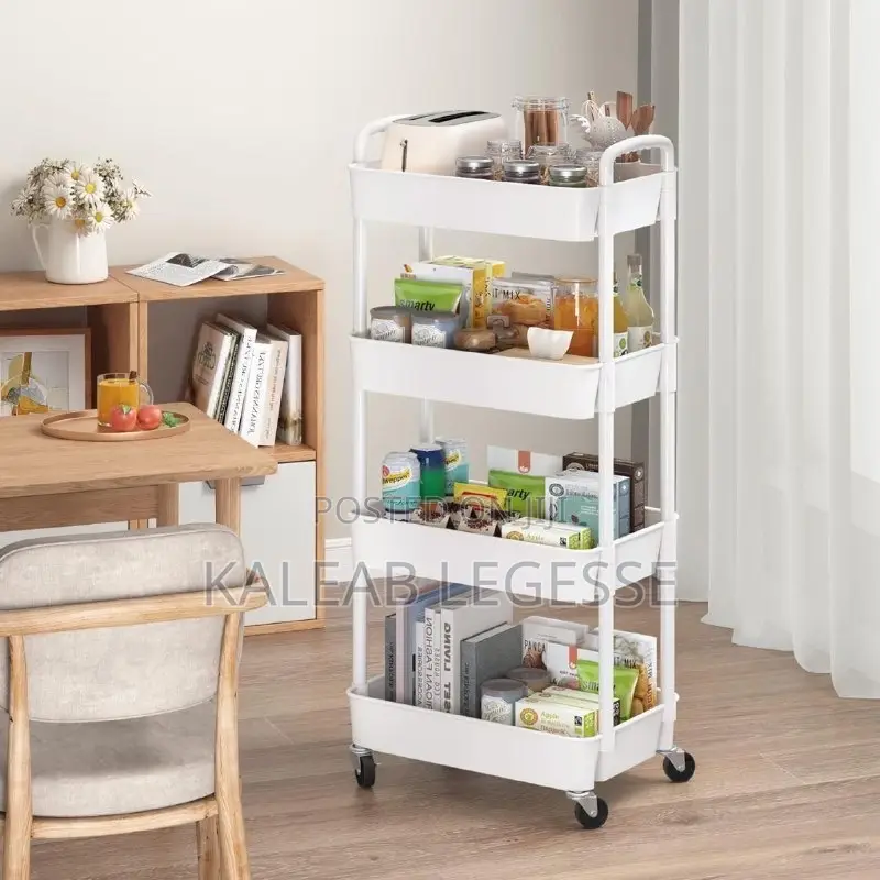 4-Layer Movable Storage Rack