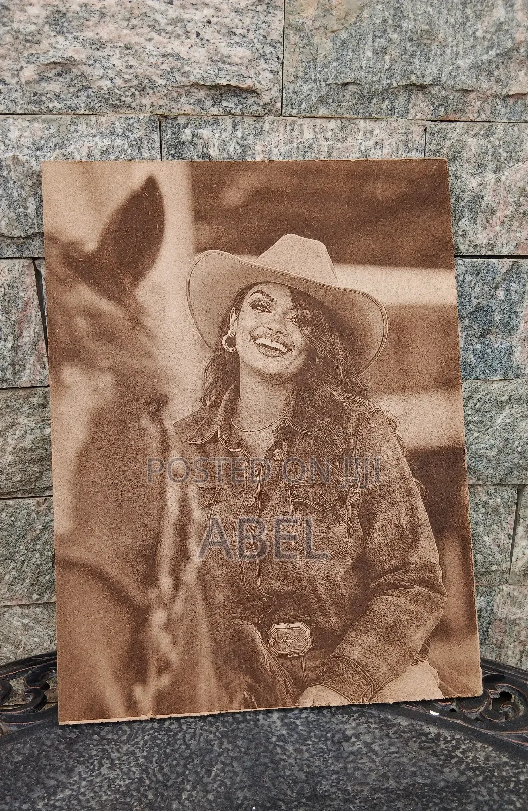 Photo Engraved on MDF