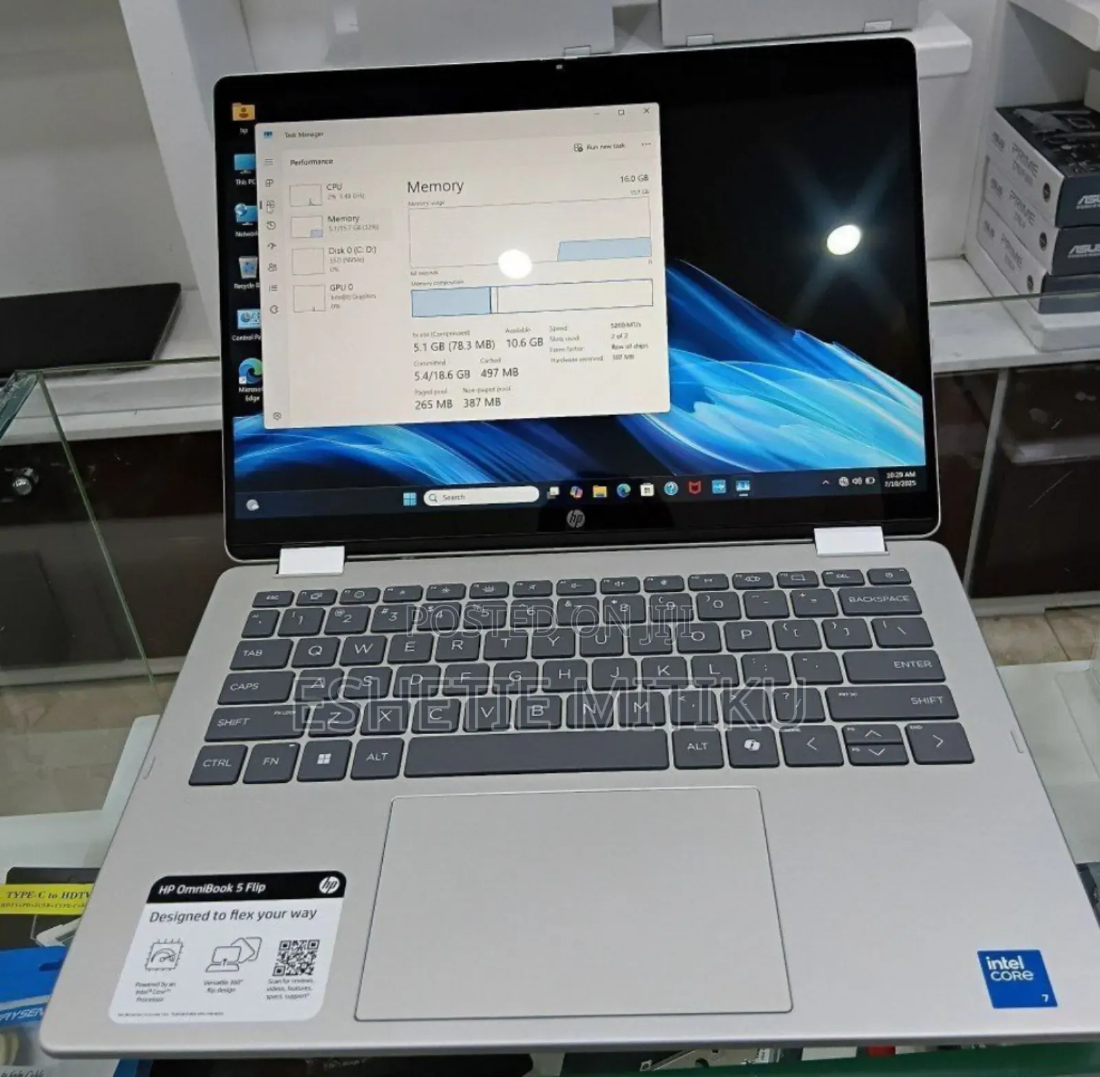 New Laptop HP OmniBook X Laptop 14-Fe0097nr 16GB Intel Core I7 SSD 1T