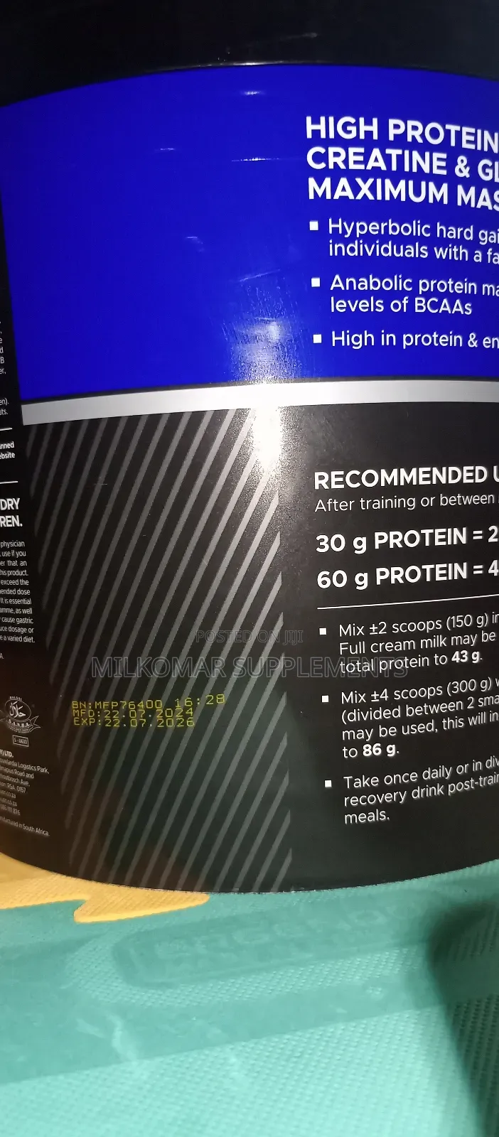 Hyperbolic Mass 4kg Usn Original