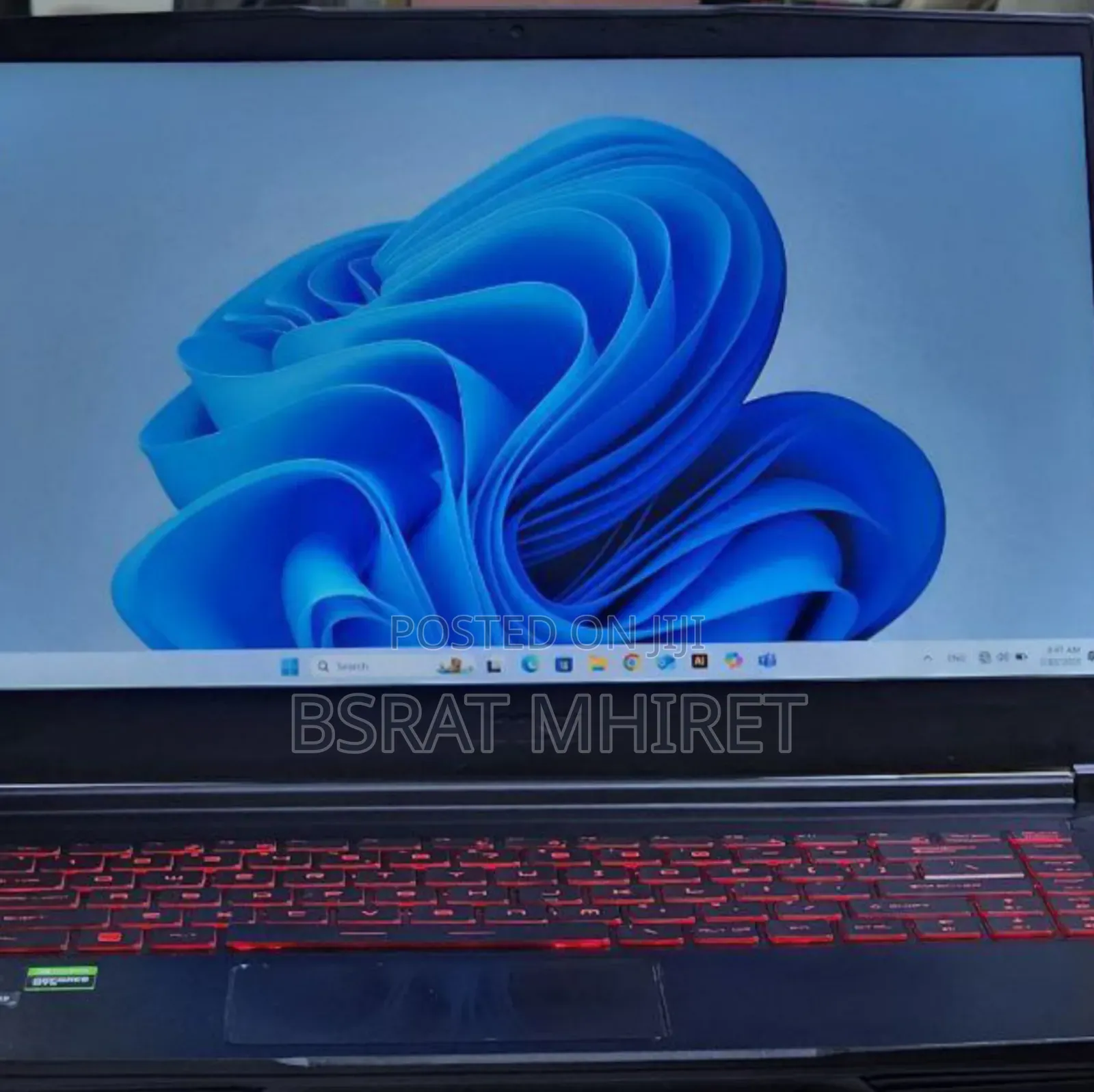 New Laptop MSI GF63 12GB Intel Core I5 SSD 512GB