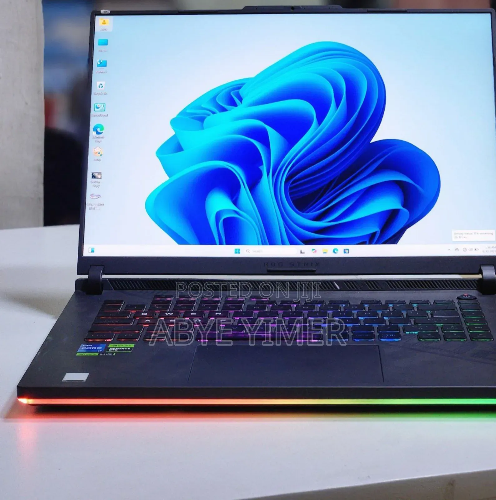 New Laptop Asus ROG Strix G15 16GB Intel Core I7 SSD 1T