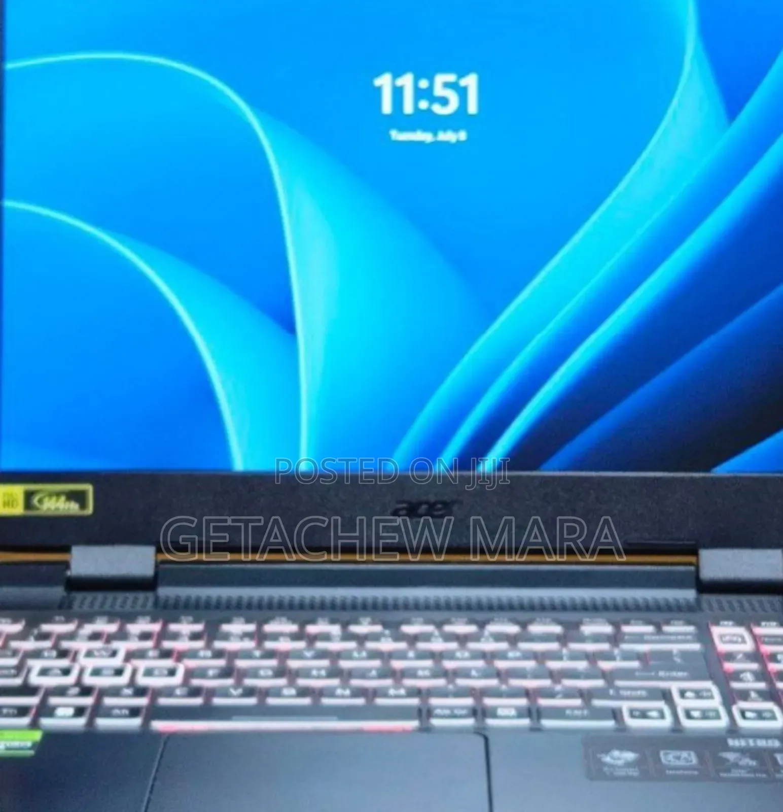 New Laptop Acer Nitro 5 8GB Intel Core I7 SSD 1T