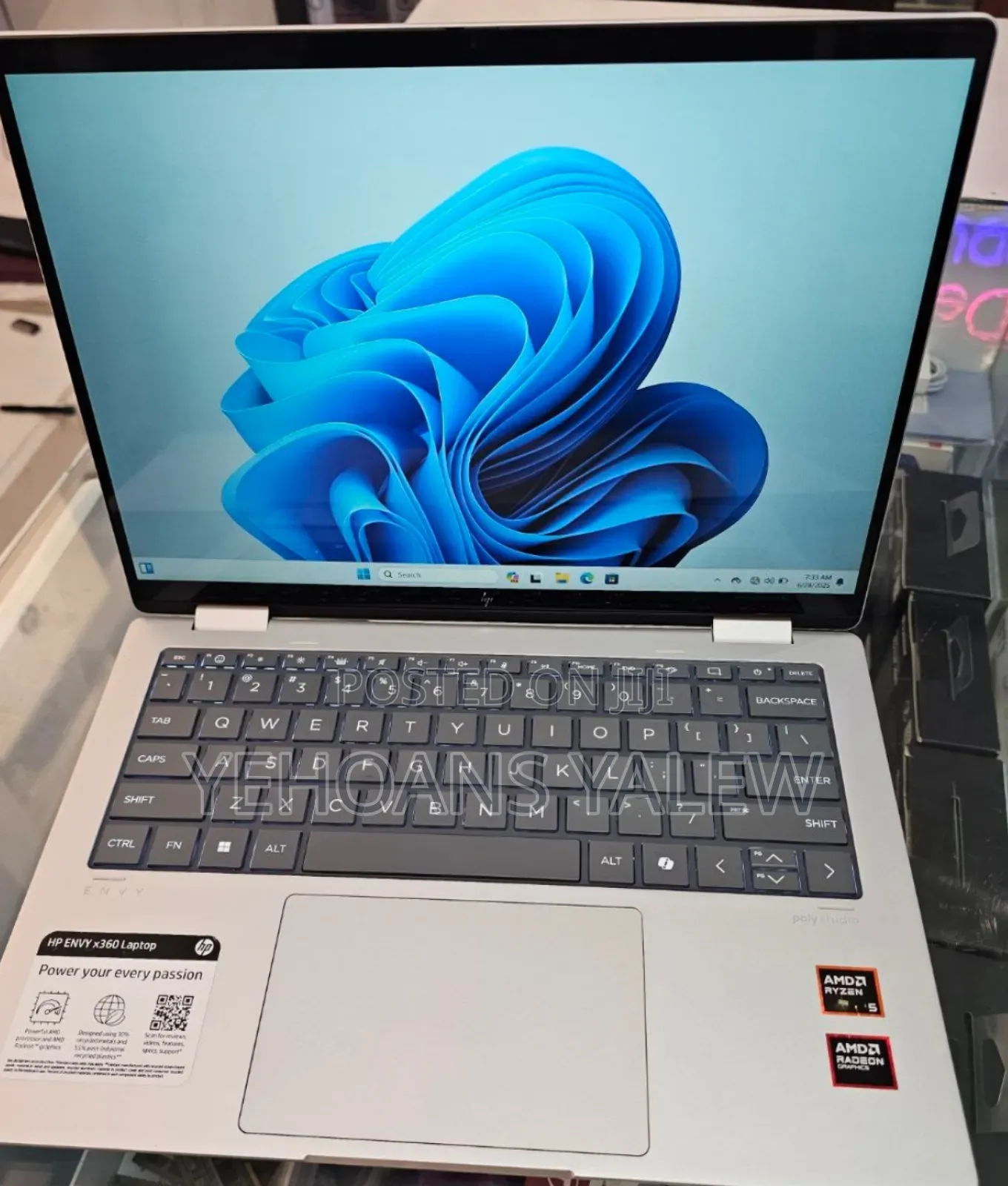 New Laptop HP Envy 14 16GB AMD Ryzen 5 SSD 512GB