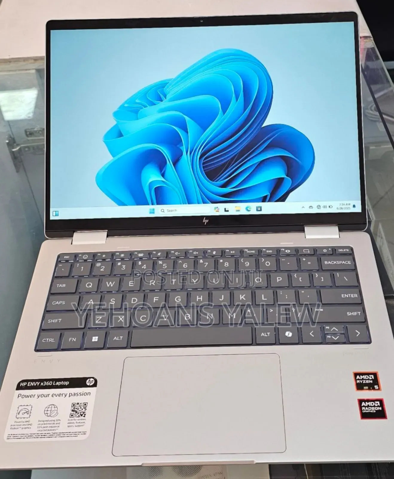 New Laptop HP Envy 14 16GB AMD Ryzen 5 SSD 512GB