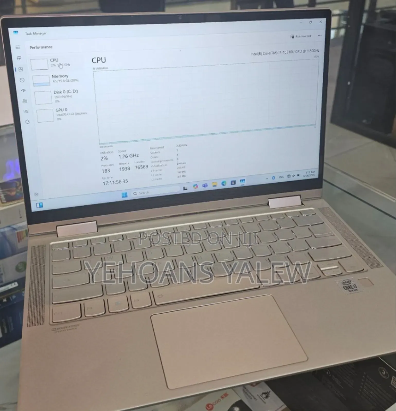 New Laptop Lenovo Yoga C740 16GB Intel Core I7 SSD 512GB