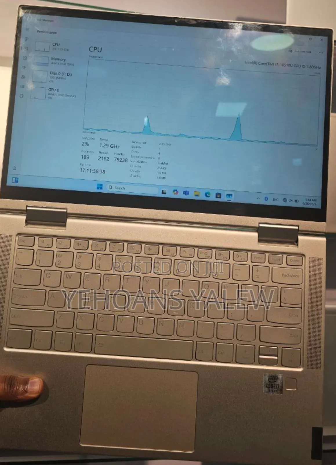 New Laptop Lenovo Yoga C740 16GB Intel Core I7 SSD 512GB