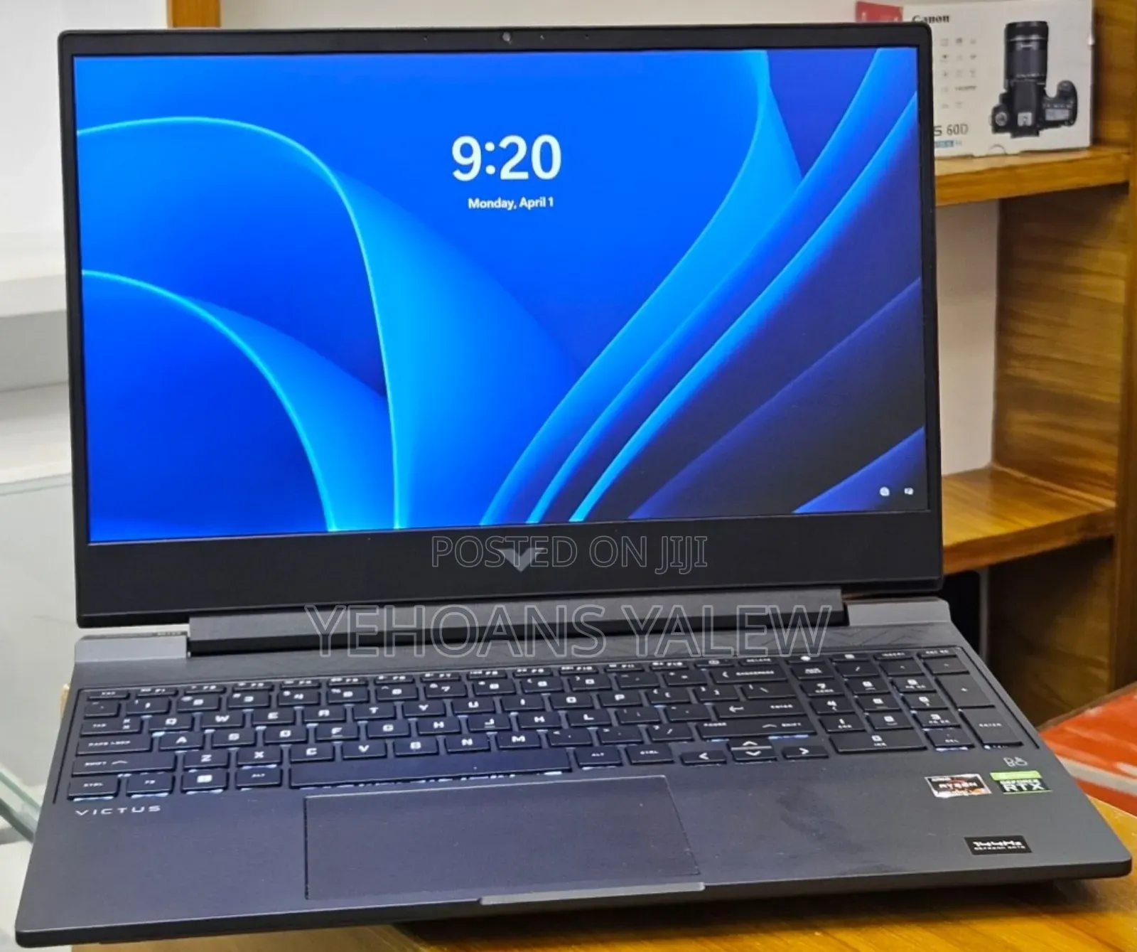 New Laptop HP Victus 15 16GB AMD Ryzen 7 SSD 512GB
