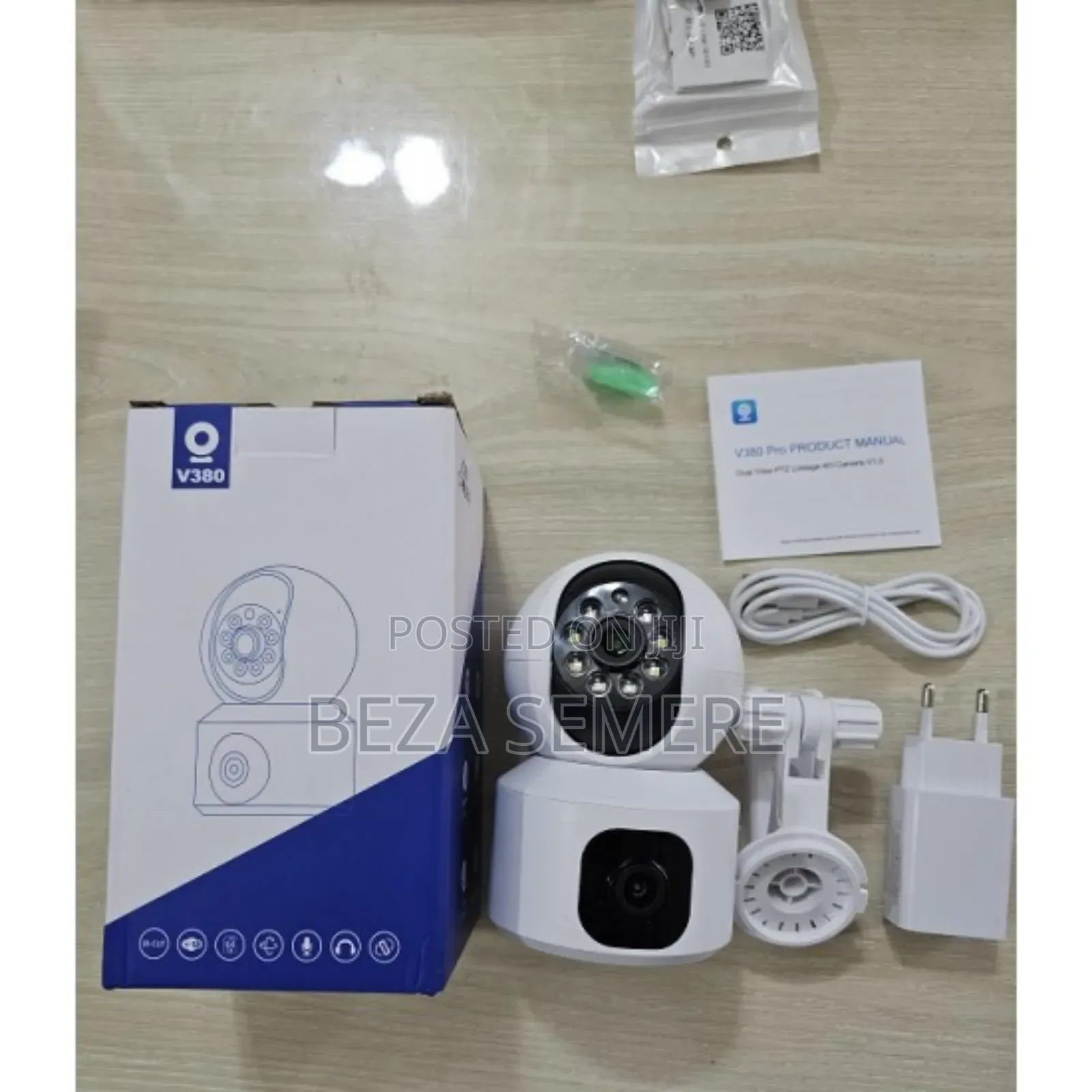 V380 Sim Support Double Lens CCTV